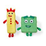 Jucarii, Copii si Bebe - Jucarii si jocuri - Jucarii de plus - Set mascote din plus Numberblocks - Trei & Patru - Infinity.ro
