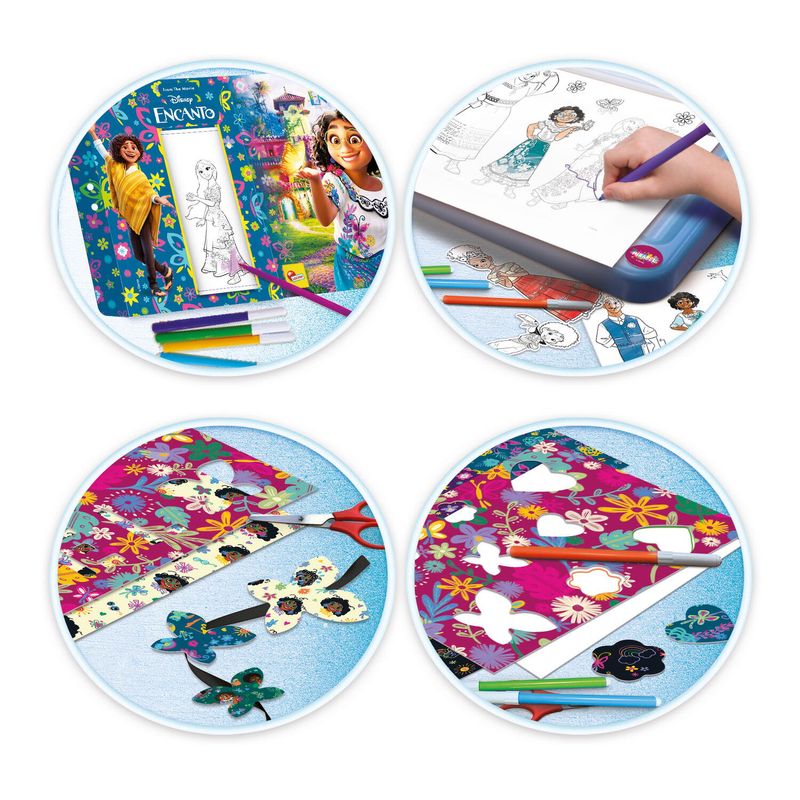 Jucarii, Copii si Bebe - Jucarii si jocuri - Jucarii & jocuri educative - Seturi pictura si desen - Tablita de desen cu lumini - Encanto - Infinity.ro