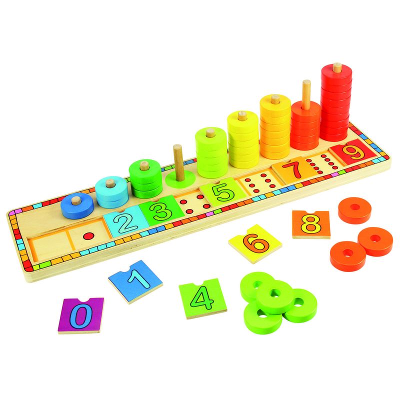 Jucarii, Copii si Bebe - Jucarii si jocuri - Jucarii & jocuri educative - Jocuri si jucarii educative - Numaratoare cu discuri colorate - Infinity.ro