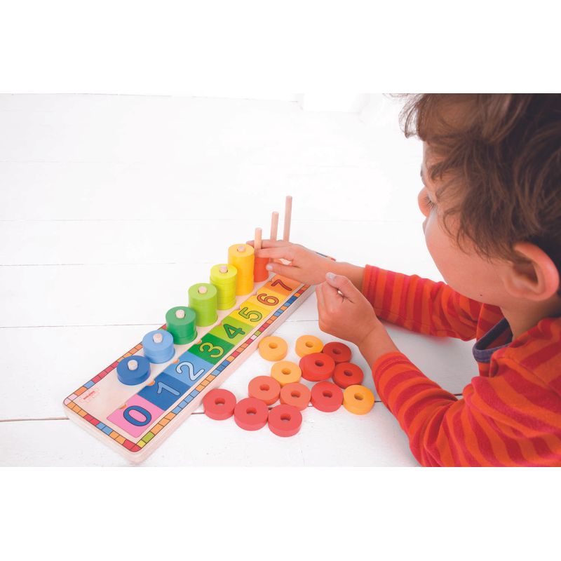 Jucarii, Copii si Bebe - Jucarii si jocuri - Jucarii & jocuri educative - Jocuri si jucarii educative - Numaratoare cu discuri colorate - Infinity.ro
