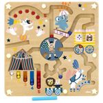 Jucarii, Copii si Bebe - Jucarii si jocuri - Jucarii & jocuri educative - Jocuri si jucarii educative - Labirint magnetic cu Culori si Numere - Tematica circ - Infinity.ro