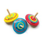 Jucarii, Copii si Bebe - Jucarii si jocuri - Jucarii & jocuri educative - Jucarii interactive - Titirez colorat din lemn - Infinity.ro