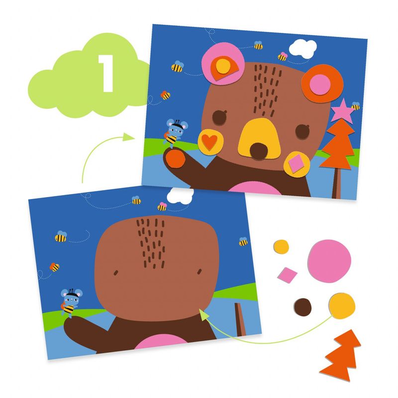 Jucarii, Copii si Bebe - Jucarii si jocuri - Jucarii & jocuri educative - Jocuri si jucarii educative - Joc creativ 6 activitati, Djeco - Infinity.ro