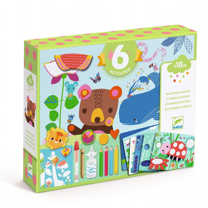 Jucarii, Copii si Bebe - Jucarii si jocuri - Jucarii & jocuri educative - Jocuri si jucarii educative - Joc creativ 6 activitati, Djeco - Infinity.ro