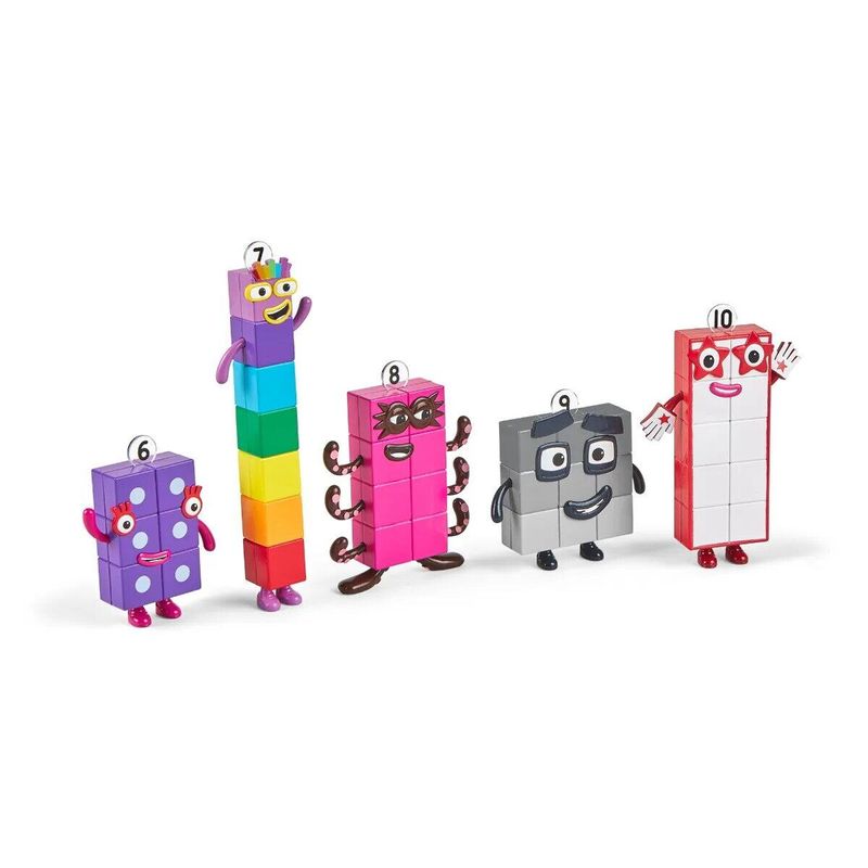 Jucarii, Copii si Bebe - Jucarii si jocuri - Figurine - Set figurine Numberblocks - De la Sase la Zece - Infinity.ro
