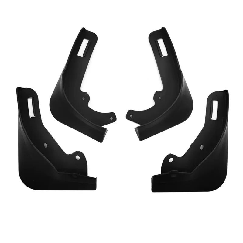 Auto si Moto - Piese auto si accesorii - Caroserie - Alte accesorii caroserie - Set 4 aparatori noroi pentru Tesla Model Y, clipsuri pentru instalare incluse, fata si spate, din plastic, BRAGUS, negre - Infinity.ro