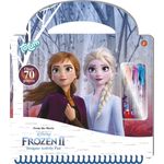 Carti si Birotica - Carti - Carti pentru copii - Activitati extracurriculare - Carte cu activitati creative Disney Frozen - Infinity.ro