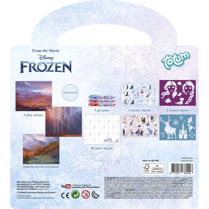 Carti si Birotica - Carti - Carti pentru copii - Activitati extracurriculare - Carte cu activitati creative Disney Frozen - Infinity.ro