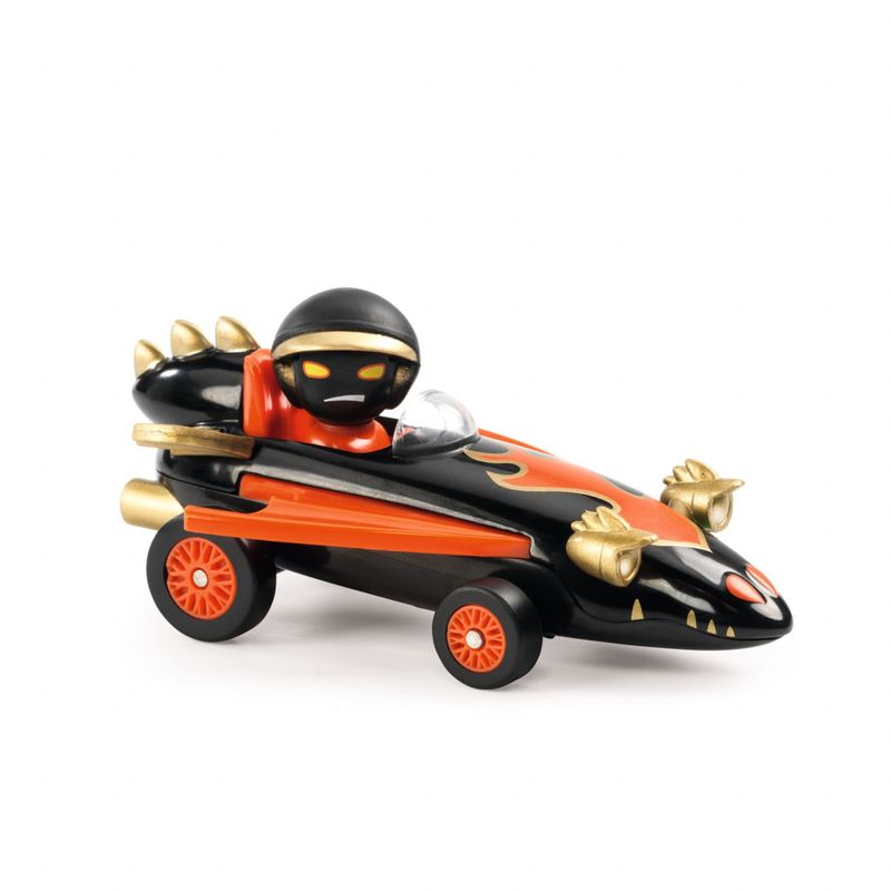 Jucarii, Copii si Bebe - Jucarii si jocuri - Vehicule si jucarii cu telecomanda - Masinute - Colectia Crazy Motors Djeco, Masina de cursa Dragon Fire - Infinity.ro