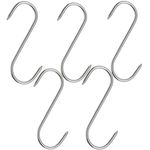 Casa si Gradina - Gradina si terasa - Gratare si accesorii - Accesorii gratare - Set cinci Carlige afumatoare carne , macelarie IdeallStore® , 17 cm , inox - Infinity.ro