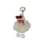 Fashion, accesorii si bijuterii - Femei - Accesorii femei - Alte accesorii femei - Breloc puf bej model bebelus adormit - Infinity.ro