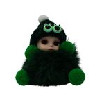 Fashion, accesorii si bijuterii - Femei - Accesorii femei - Alte accesorii femei - Breloc puf verde inchis model bebelus - Infinity.ro