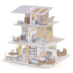 Jucarii, Copii si Bebe - Jucarii si jocuri - Papusi si accesorii - Casute de papusi si mobilier - Casuta papusilor Djeco de asamblat si colorat - Infinity.ro