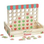 Jucarii, Copii si Bebe - Jucarii si jocuri - Jocuri si puzzle - Jocuri de societate - Joc de logica din lemn - Aseaza 4 in linie - Infinity.ro