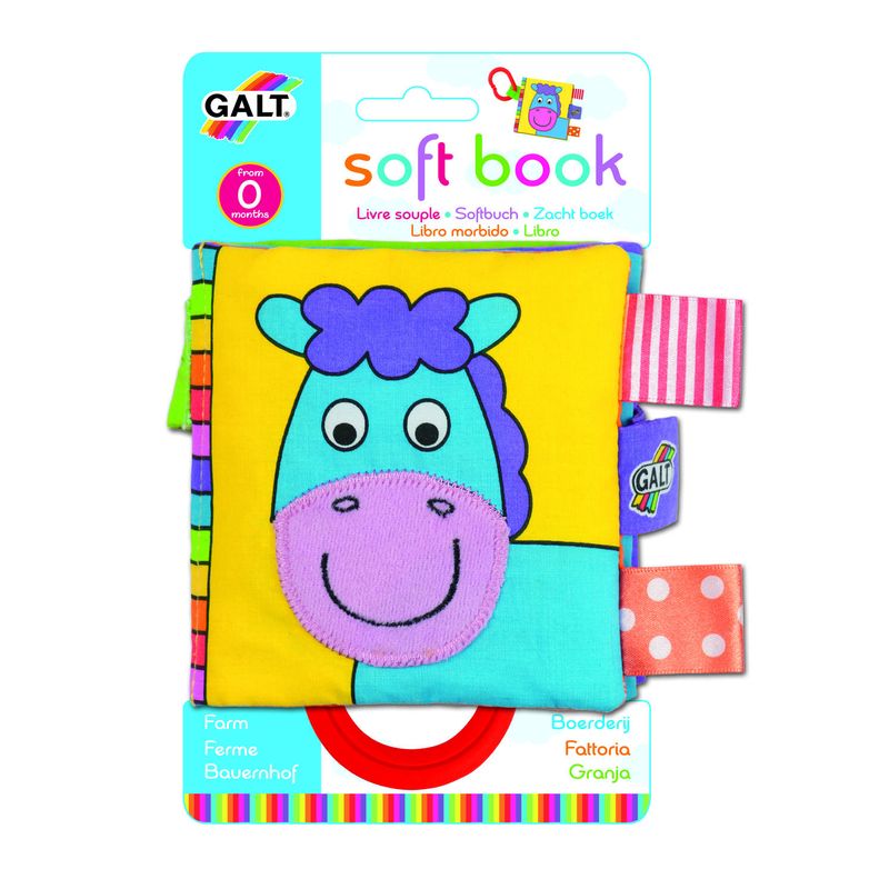 Jucarii, Copii si Bebe - Jucarii si jocuri - Jucarii & jocuri educative - Jucarii interactive - Soft Book: Carticica moale Farm - Infinity.ro