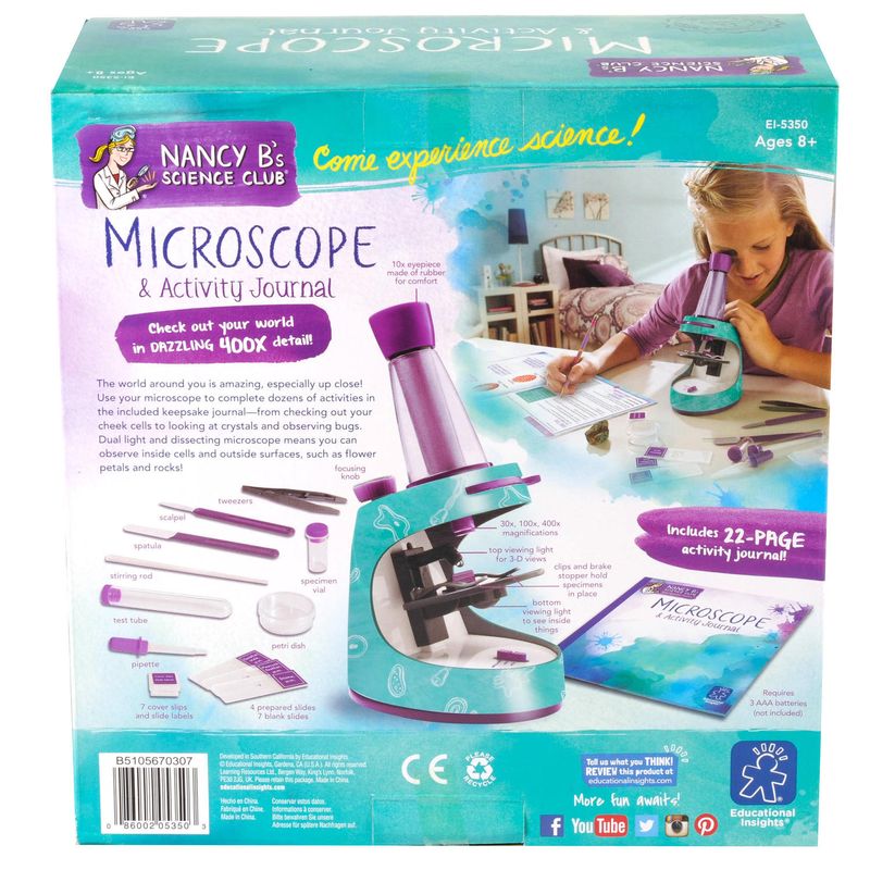 Jucarii, Copii si Bebe - Jucarii si jocuri - Jucarii & jocuri educative - Jocuri si jucarii educative - Microscop cu jurnal de activitati - Infinity.ro