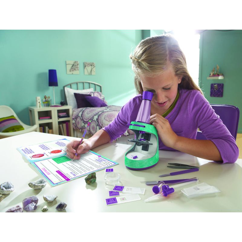 Jucarii, Copii si Bebe - Jucarii si jocuri - Jucarii & jocuri educative - Jocuri si jucarii educative - Microscop cu jurnal de activitati - Infinity.ro