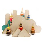 Jucarii, Copii si Bebe - Jucarii si jocuri - Jucarii & jocuri educative - Jucarii interactive - Titirez din lemn, Zeus - Infinity.ro