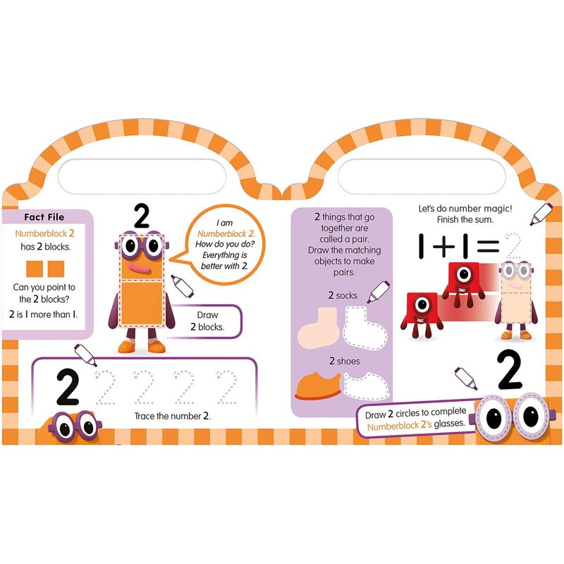 Carti si Birotica - Carti - Carti pentru copii - Carti interactive - Numberblocks - Carticica Scriu si sterg Numberblocks 123 - Infinity.ro