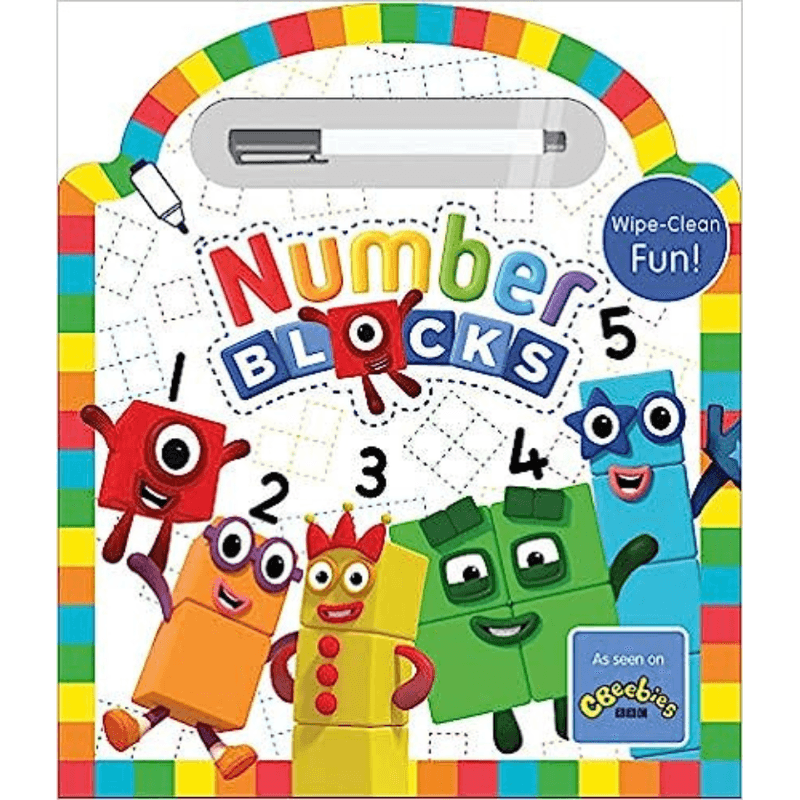 Carti si Birotica - Carti - Carti pentru copii - Carti interactive - Numberblocks - Carticica Scriu si sterg Numberblocks 123 - Infinity.ro