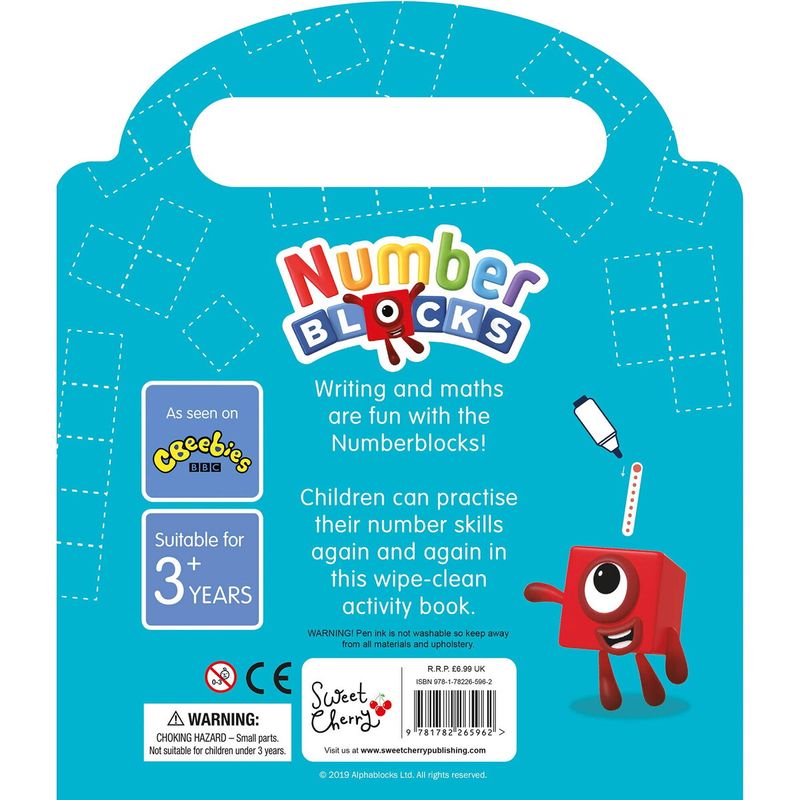 Carti si Birotica - Carti - Carti pentru copii - Carti interactive - Numberblocks - Carticica Scriu si sterg Numberblocks 123 - Infinity.ro