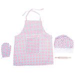 Jucarii, Copii si Bebe - Jucarii si jocuri - Jucarii de rol - Bucatarii copii - Set sortulet si accesorii alb cu buline - Infinity.ro