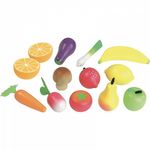 Jucarii, Copii si Bebe - Jucarii si jocuri - Jucarii de rol - Bucatarii copii - Set de fructe si legume - Infinity.ro