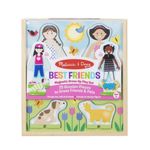 Jucarii, Copii si Bebe - Jucarii si jocuri - Jucarii & jocuri educative - Jocuri si jucarii educative - Set de joaca magnetic Prietenele - Melissa & Doug - Infinity.ro