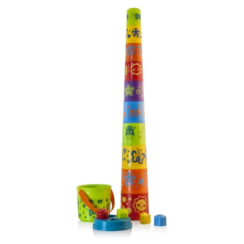 Jucarii, Copii si Bebe - Jucarii si jocuri - Jucarii bebelusi - Jucarii de sortat - Sortator de forme Giantte Moogy - Miniland - Infinity.ro
