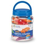 Jucarii, Copii si Bebe - Jucarii si jocuri - Jucarii bebelusi - Jucarii de sortat - Aligatorii pereche - Set alfabet si culori - Infinity.ro