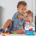 Jucarii, Copii si Bebe - Jucarii si jocuri - Jucarii bebelusi - Jucarii de sortat - Aligatorii pereche - Set alfabet si culori - Infinity.ro