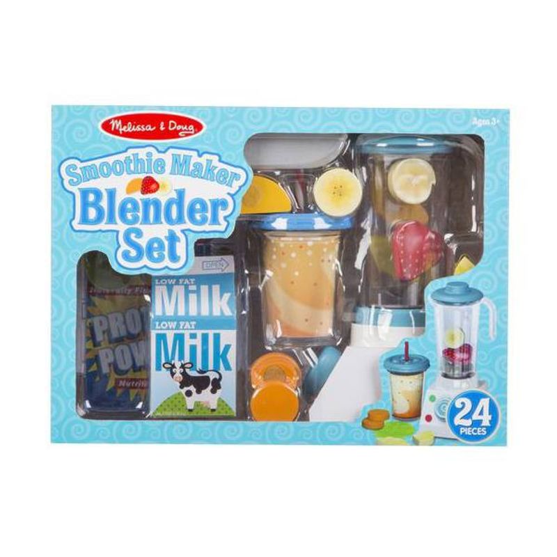 Jucarii, Copii si Bebe - Jucarii si jocuri - Jucarii de rol - Bucatarii copii - Set de joaca Smoothies Blender - Melissa and Doug - Infinity.ro