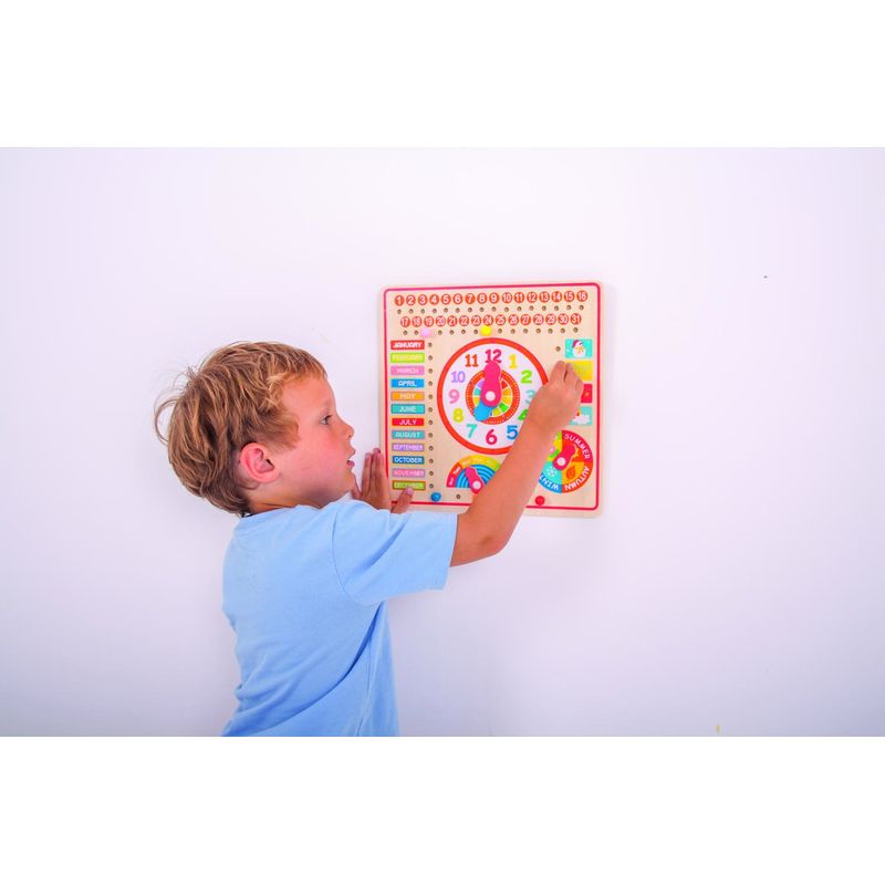 Jucarii, Copii si Bebe - Jucarii si jocuri - Jucarii & jocuri educative - Jocuri si jucarii educative - Calendar luni zile data si ora - Infinity.ro