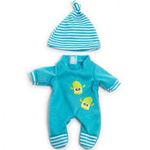 Jucarii, Copii si Bebe - Jucarii si jocuri - Papusi si accesorii - Papusi - Set pijama si caciulita pentru papusa baiat 21 cm - Infinity.ro