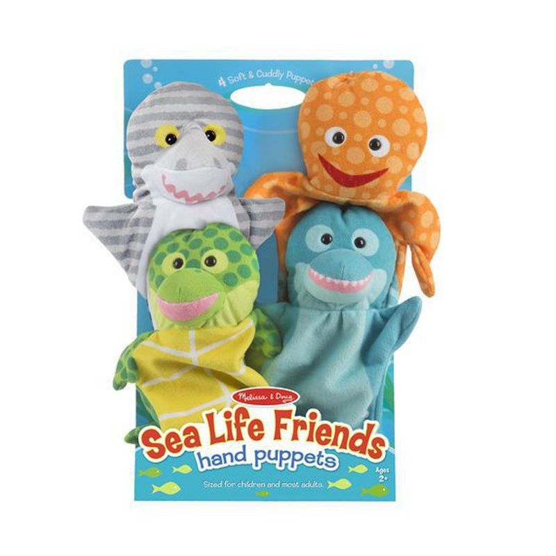 Jucarii, Copii si Bebe - Jucarii si jocuri - Papusi si accesorii - Papusi - Set 4 papusi de mana Animale marine - Infinity.ro