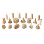 Jucarii, Copii si Bebe - Jucarii si jocuri - Jucarii & jocuri educative - Jocuri si jucarii educative - Forme geometrice din lemn - set 19 - Infinity.ro
