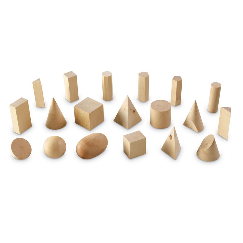 Jucarii, Copii si Bebe - Jucarii si jocuri - Jucarii & jocuri educative - Jocuri si jucarii educative - Forme geometrice din lemn - set 19 - Infinity.ro