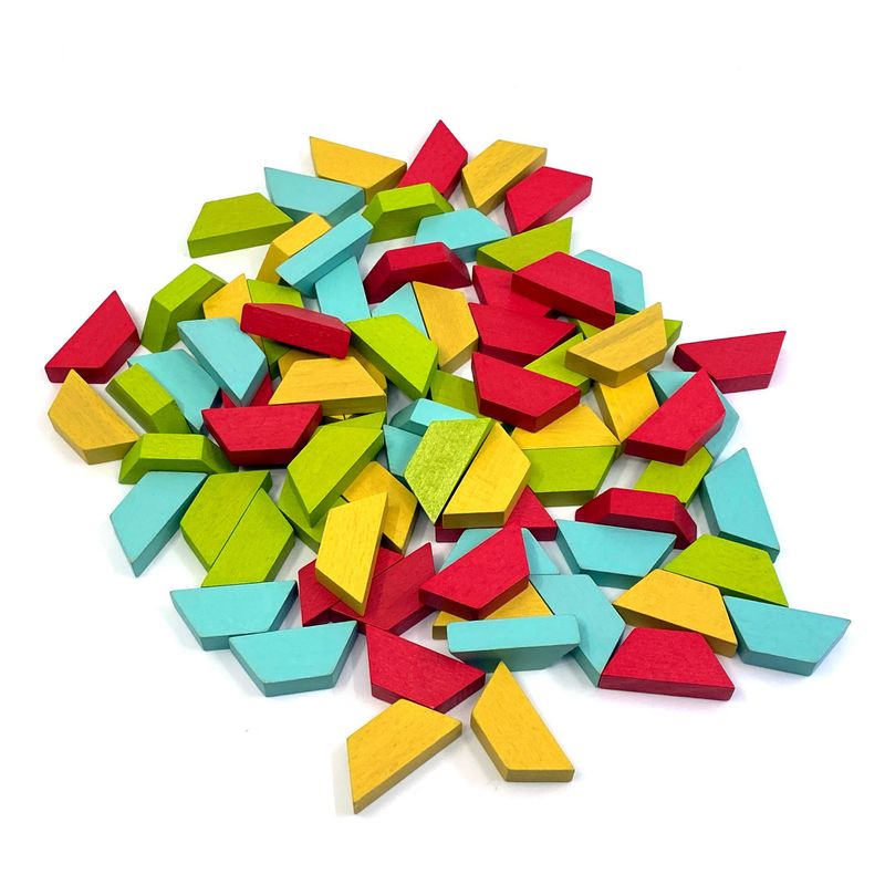 Jucarii, Copii si Bebe - Jucarii si jocuri - Jucarii & jocuri educative - Jocuri si jucarii educative - Joc educativ tip mozaic cu forme trapezoidale, Natura - Infinity.ro