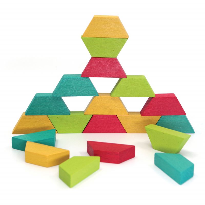 Jucarii, Copii si Bebe - Jucarii si jocuri - Jucarii & jocuri educative - Jocuri si jucarii educative - Joc educativ tip mozaic cu forme trapezoidale, Natura - Infinity.ro