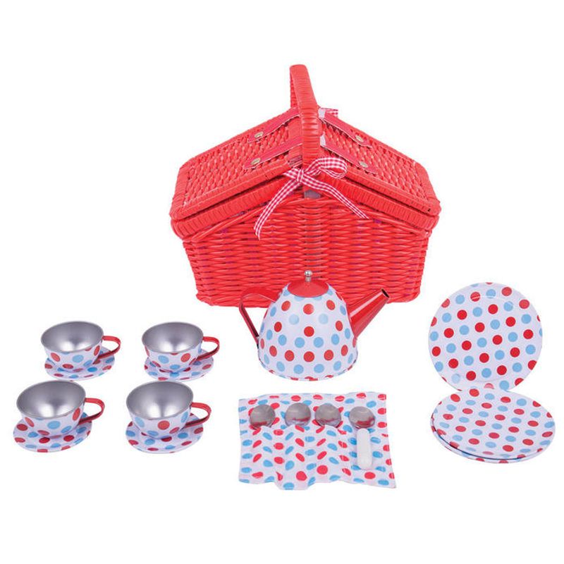 Jucarii, Copii si Bebe - Jucarii si jocuri - Jucarii & jocuri educative - Jocuri si jucarii educative - Setul meu de picnic cu buline - Infinity.ro