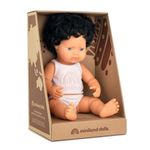 Jucarii, Copii si Bebe - Jucarii si jocuri - Papusi si accesorii - Papusi - Papusa educativa 38 cm Baiat caucazian cu par negru si ondulat - Infinity.ro