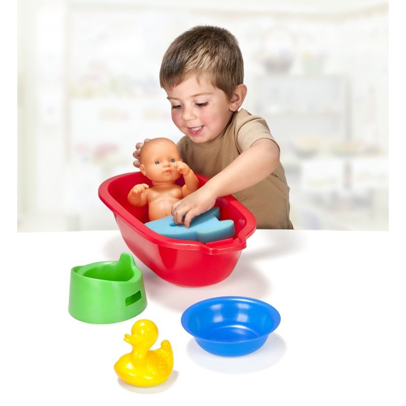 Jucarii, Copii si Bebe - Jucarii si jocuri - Papusi si accesorii - Papusi - Set pentru imbaiat papusile Miniland - Infinity.ro