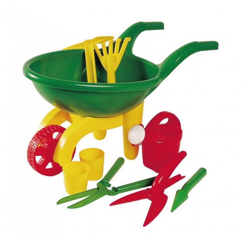Jucarii, Copii si Bebe - Jucarii si jocuri - Jucarii de rol - Set joaca gradinarit - Set de gradinarit cu roaba Androni Giocattoli - Infinity.ro