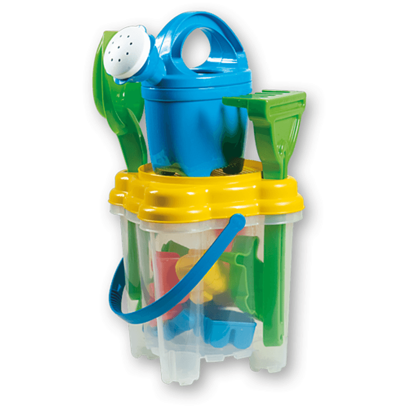 Jucarii, Copii si Bebe - Jucarii si jocuri - Jucarii de exterior - Jucarii pentru plaja si nisip - Set de joaca pentru nisip Castel cu unelte - Infinity.ro