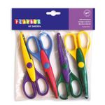 Carti si Birotica - Birotica - Accesorii de birou - Foarfece si cuttere - Set 4 foarfeci Design cu protectie plastic - Infinity.ro