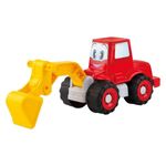 Jucarii, Copii si Bebe - Jucarii si jocuri - Jucarii bebelusi - Jucarii interactive bebelusi - Excavator 36 cm Happy Trucks - Infinity.ro