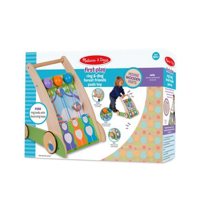 Jucarii, Copii si Bebe - Carucioare si articole de transport - Premergatoare - Premergator din lemn Prietenii Padurii - Infinity.ro