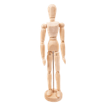 Jucarii, Copii si Bebe - Jucarii si jocuri - Figurine - Figurina corp uman cu articulatii mobile, pe suport vertical, pentru pictura, desen - Infinity.ro