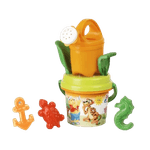 Jucarii, Copii si Bebe - Jucarii si jocuri - Jucarii de exterior - Jucarii pentru plaja si nisip - Set jucarii apa si nisip cu galetusa, stropitoare, forme si unelte in rucsac Poppy - Infinity.ro