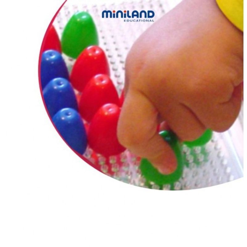 Jucarii, Copii si Bebe - Jucarii si jocuri - Jucarii & jocuri educative - Jocuri si jucarii educative - Set 6 tablite transparente pentru mozaic - Infinity.ro